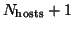 $N_{\rm hosts}+ 1$